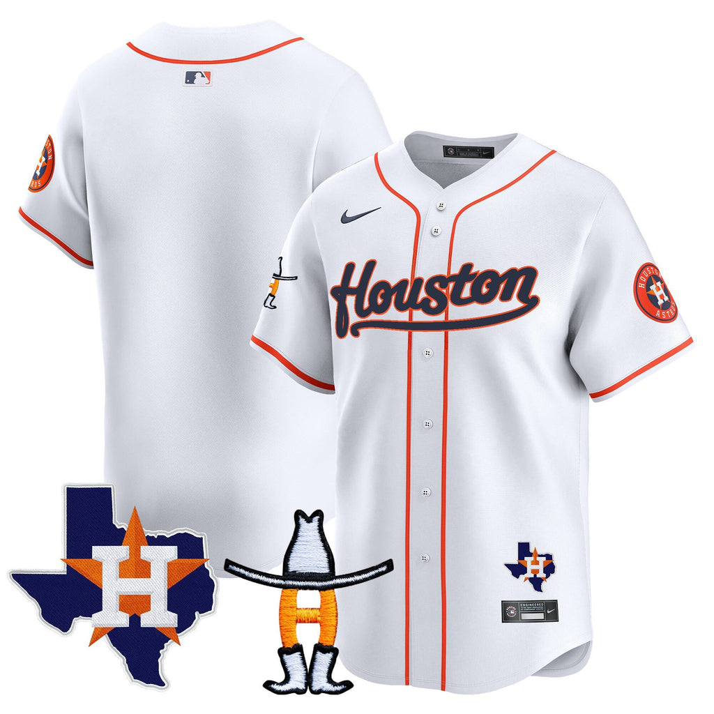 HAS Houston Rodeo Patch Vapor Premier Limited Jersey - All Stitched