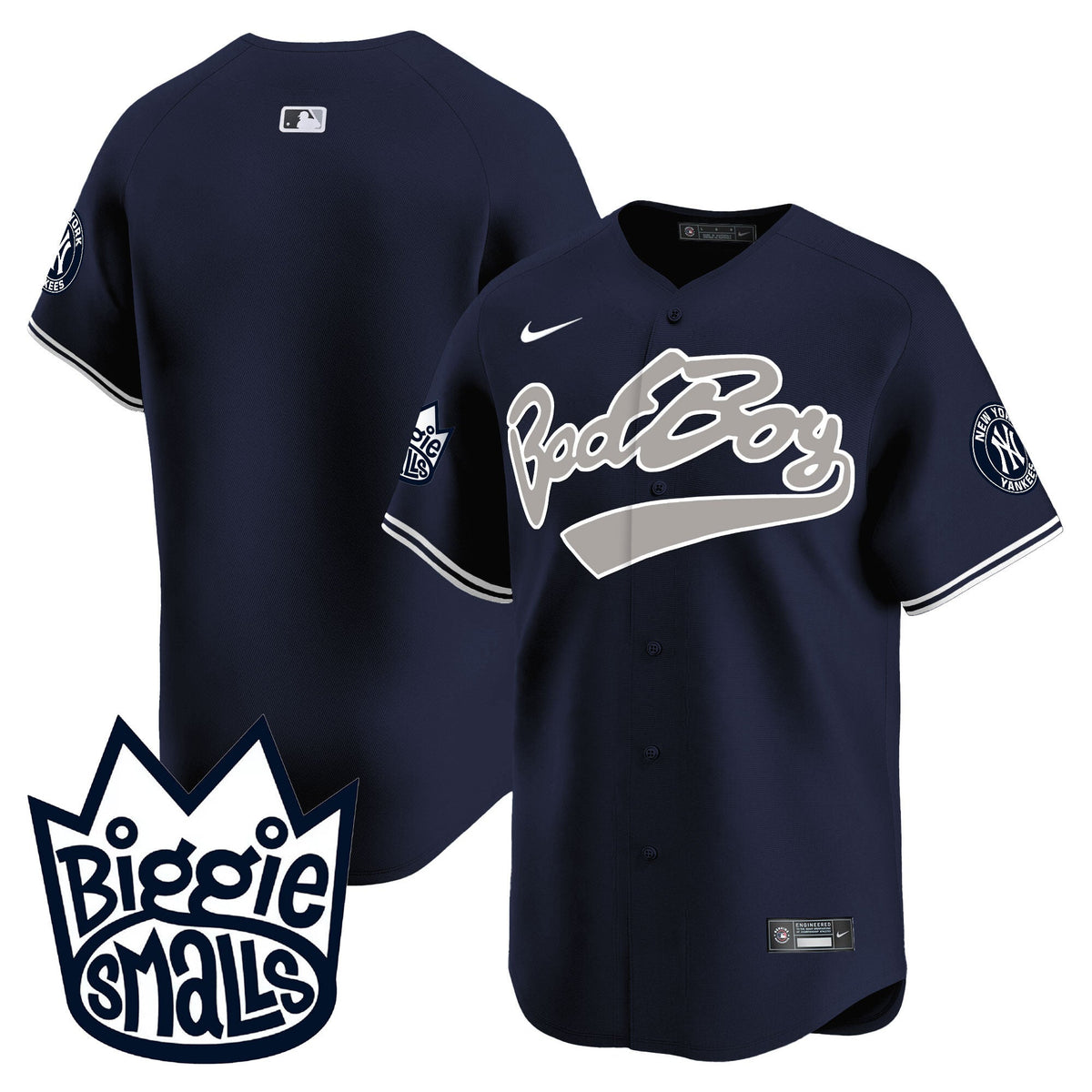 NYY Biggie Smalls Vapor Premier Limited Jersey - All Stitched