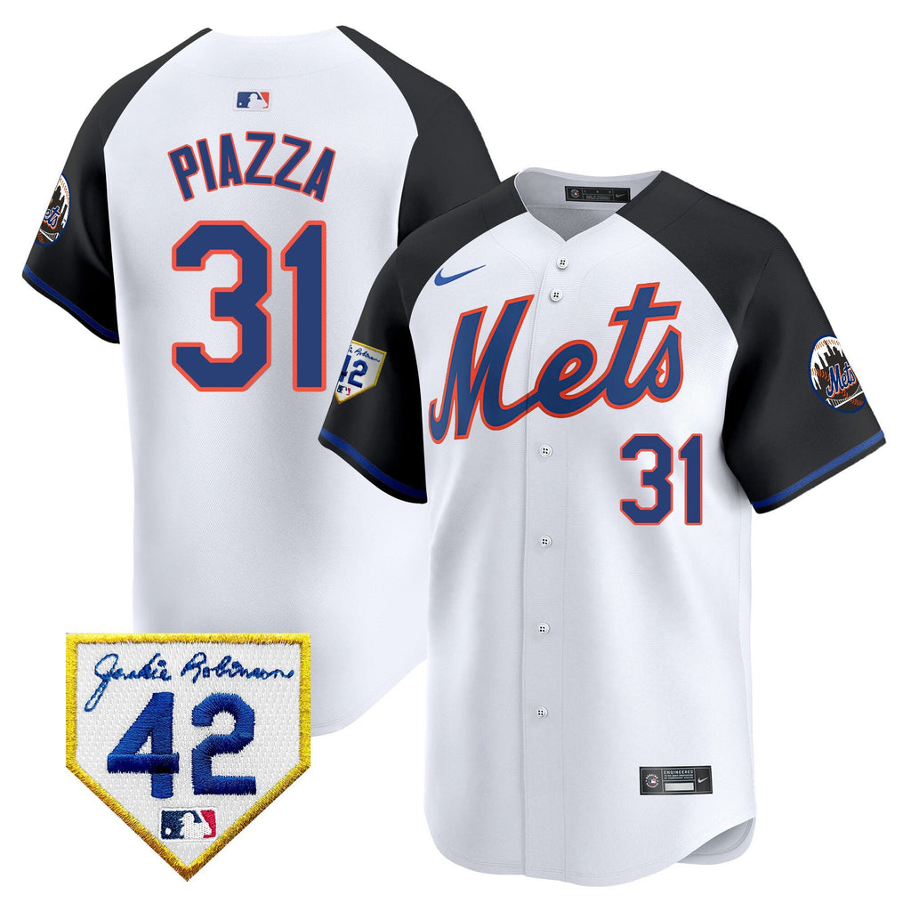 NYM Jackie Robinson Patch Vapor Premier Limited Jersey - All Stitched